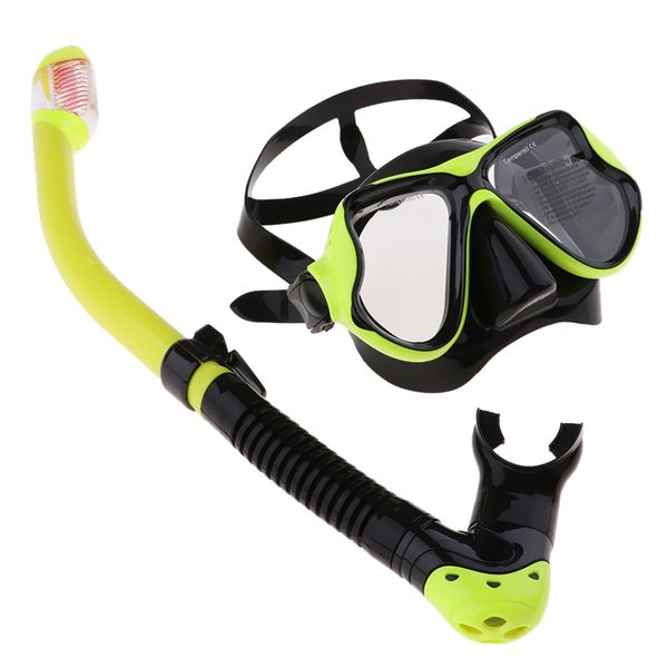 

divers mask and snorkel goggles set dive snorkeling scuba diving