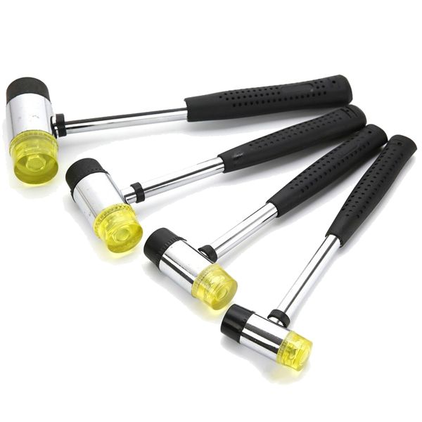 

double faced soft mallet rubber hammer glazing window beads tool steel handle install hammer household tool