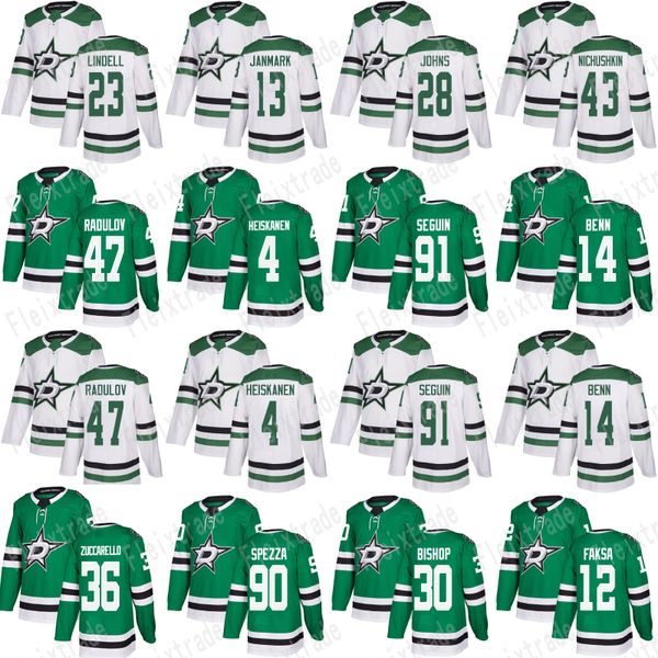 

16 Joe Pavelski Miro Heiskanen Corey Perry Dallas Stars Alexander Radulov Jamie Benn Tyler Seguin Spezza BISHOP Jersey