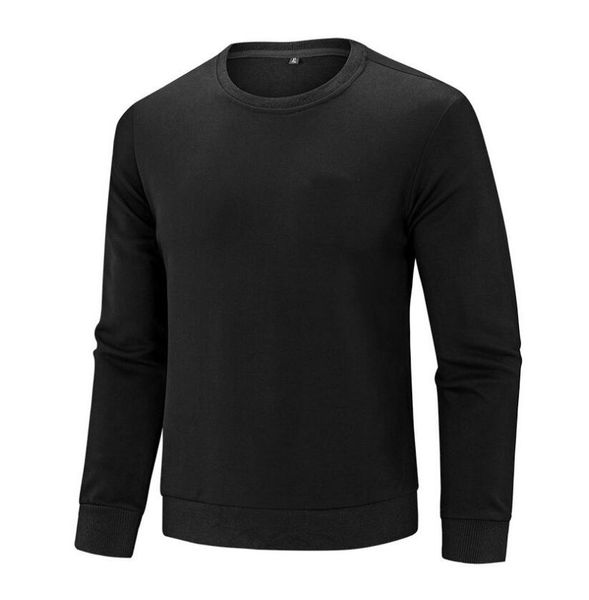 

2019 new la50196 autumn men brand solid color sweatshirt men hoodies sweatshirts winter fleece hoody casual cotton streetwear, Black