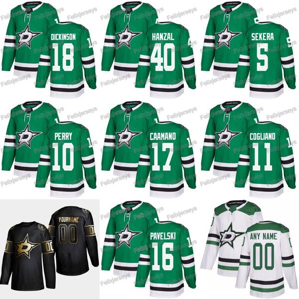 

17 Nick Caamano Stars Ryan Hartman Martin Hanzal Corey Perry Joe Pavelski Andrej Sekera Andrew Cogliano Jason Dickinson Jersey