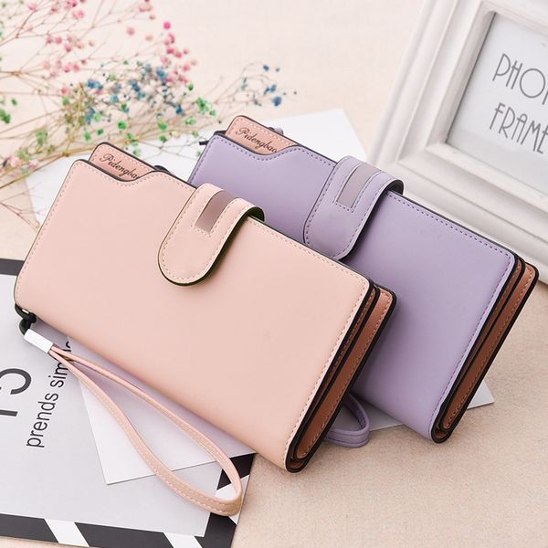 

new design leather wallets women brand purses for woman wallet long hasp female purse card holder clutch feminina carteira, Red;black