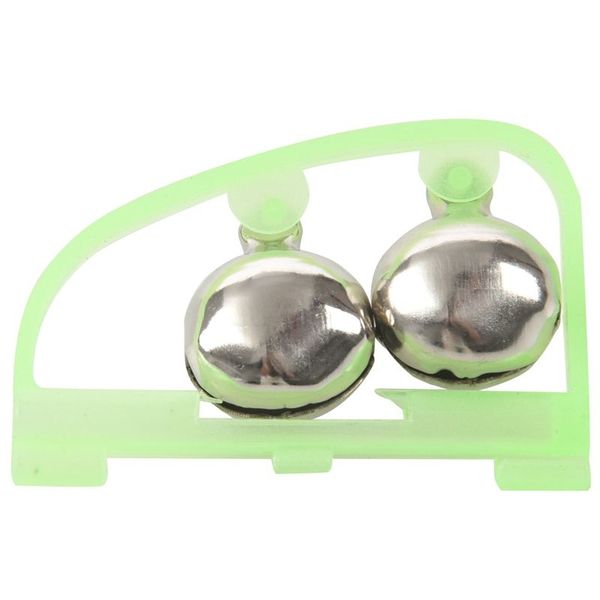 

5 pcs double bell fish pole rod fishing light alarm bells green rod reel combo