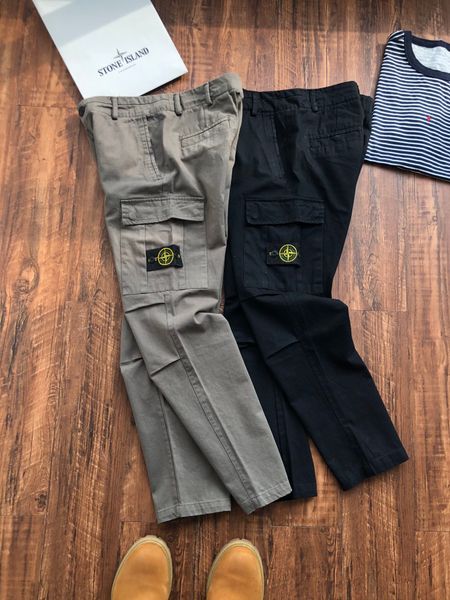 

2020 mens women pants retro casual detail tear-proof black two color asian size terry fabric round neck pullover for trousers and pants, Blue;gray