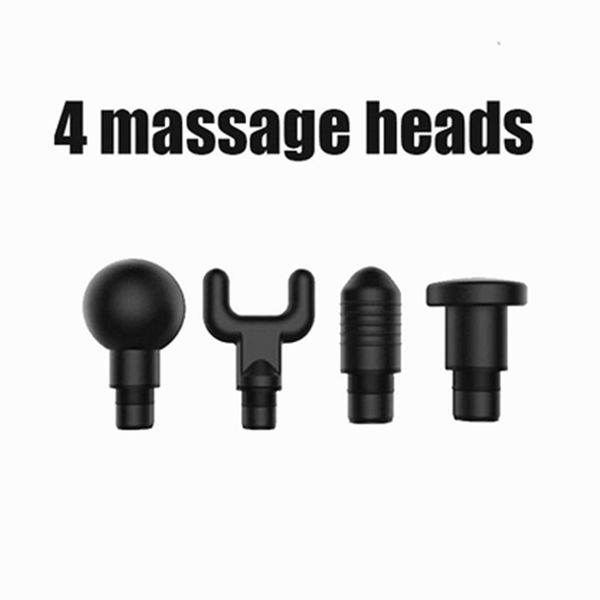

massage head collection replaceable percussion instrument deep massage gun puzzle tip set body muscle massager heads