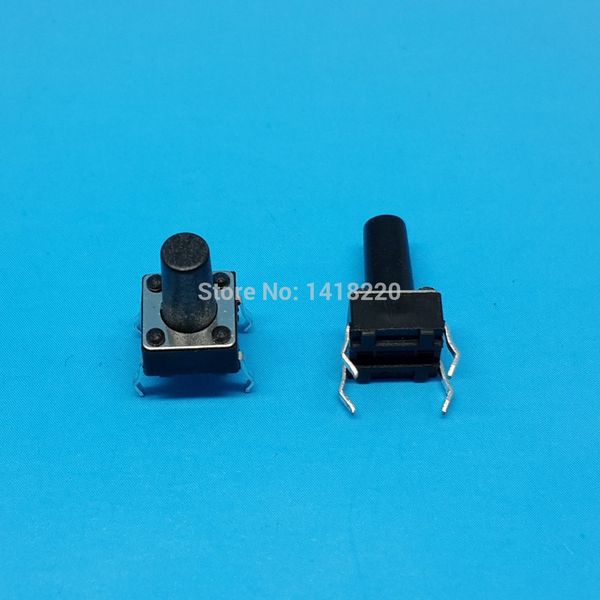 2000Pcs 6 * 6 * 10MM 4pins DIP Interruptor Tact Botão