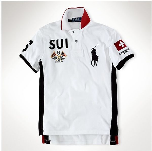 

20ss ralph mens lauren designer t-shirt luxury us pony embroidery brand fashion polo shirt horse rod logo casual wild cotton sports tshirts, White;black