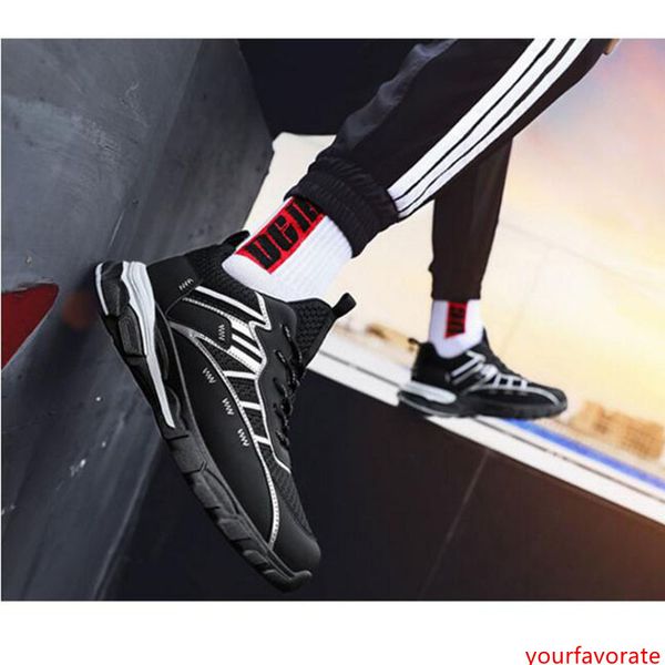 

men shoes autumn 2019 new arrived korean version of the trend of sports and leisure running shoes increased spirit social group shoes