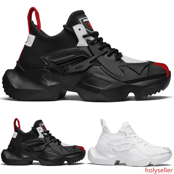

drop shipping platform sneaker pattern6 soft white black red lace cushion young men boy running shoes designer trainers sports sneakers