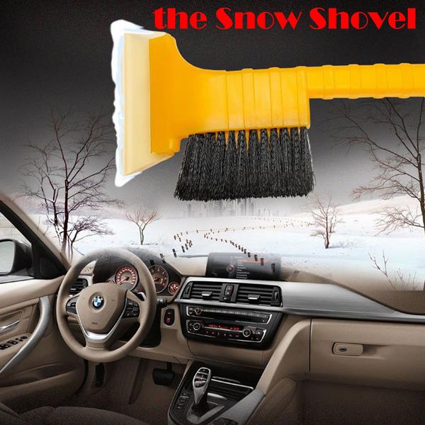 

uk new car vehicle durable snow ice scraper brush shovel removal tool for winter