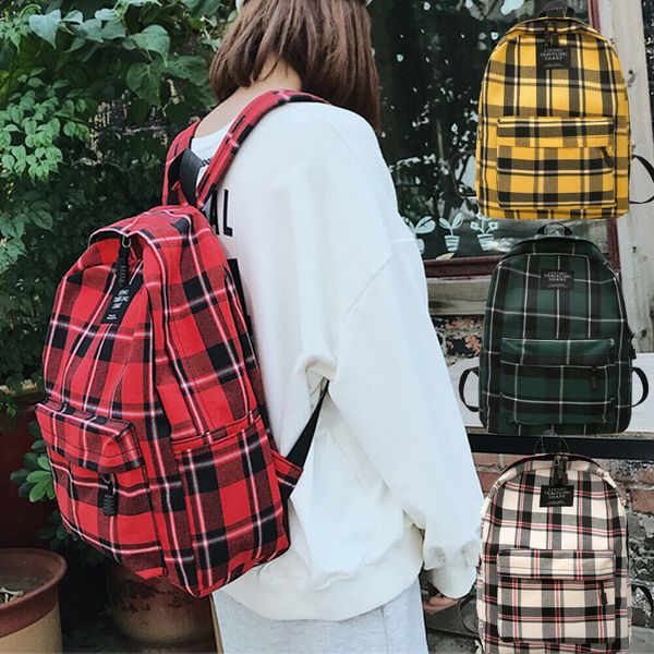 

fashion ladies girl canvas school backpack shoulder bags travel rucksack satchel new design casual daily large capacity simple