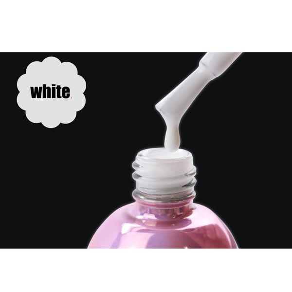 

cloud drill new manicure blooming nail polish glue white transparent color art amber painting flowers light treatment nails bloo, Red;pink