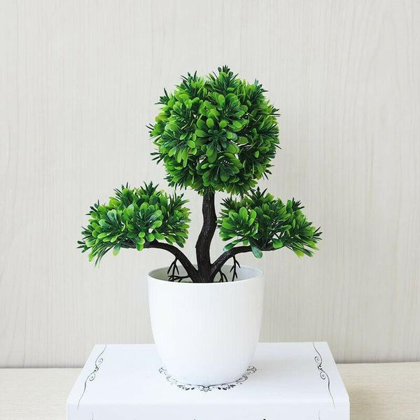 

поддельные искусственные растения бонсай комнатные растения мини-симуляция pine tree home decor