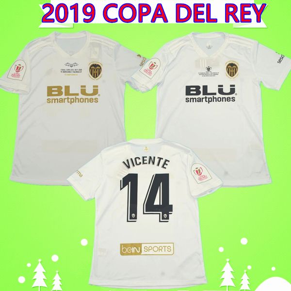 

2019 copa del rey final valencia occer jer ey home white 18 19 parejo bat huayi gameiro football hirt winner 2018 2019 cami eta de futbol