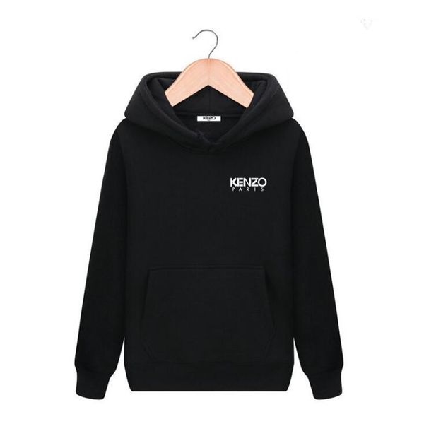 

19aw new/kenzo womens men designers pullover hooded brother italy brand 8dsq2 jacket luxury casualfendi clothing hip hop hoodie sweatshirts, Black