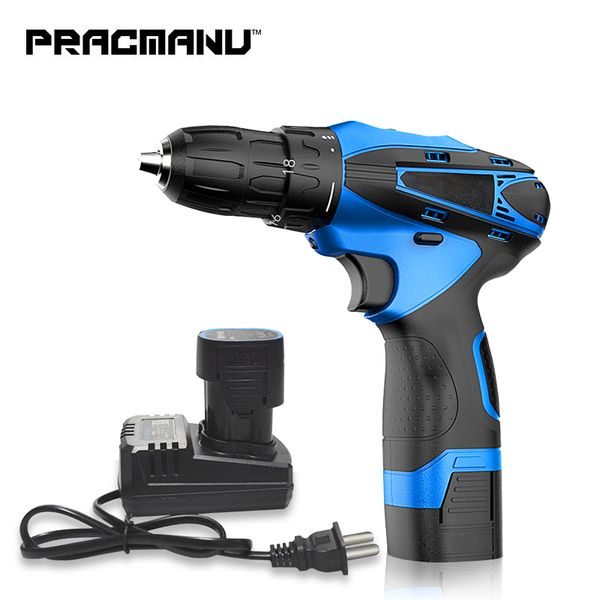 

pracmanu 16.8v electric drill cordless screwdriver lithium battery cordless screwdriver power tools drill