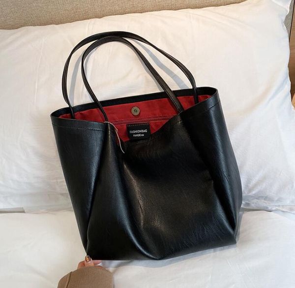 

luxury women oversize handbag designer lady large capacity single shoulder bag classic plain big bags tote bag