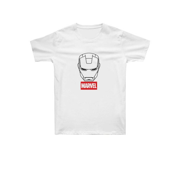 

Marvel The Avengers Mens Tshirts Cartoon Print Crew Neck Short Sleeve Loose Homme Shirts Fashion Couple Clothing