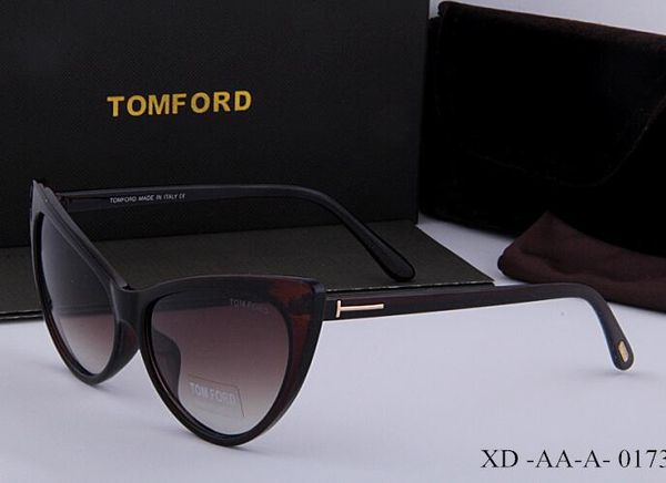 

new luxury qualtiy new fashion 0339 tom sunglasses for man woman erika eyewear ford designer brand sun glasses with original box tt 92, Black