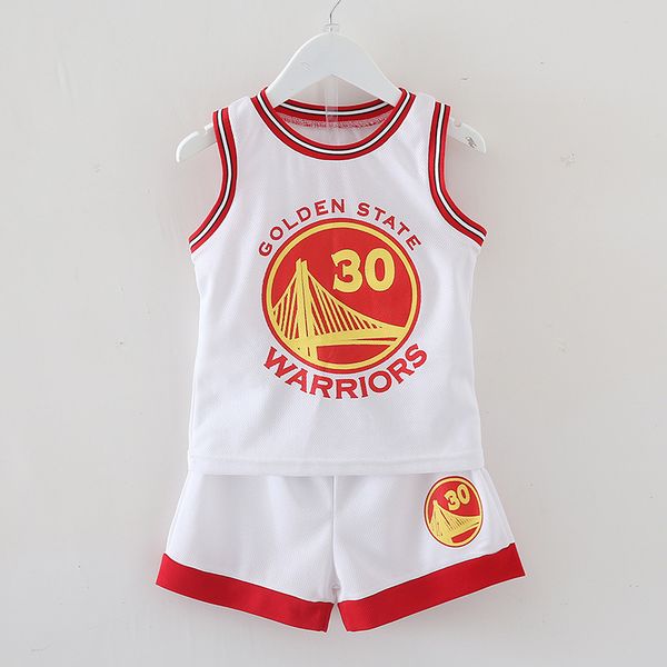 

новый baby boys спортивный белый мяч костюм набор для мальчика и девочки джерси жилет шорты из двух частей набор костюмы детская одежда уста, White