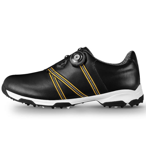 

new 2020 men golf shoes genuine leather anti-skid waterproof breathable sports sneakers