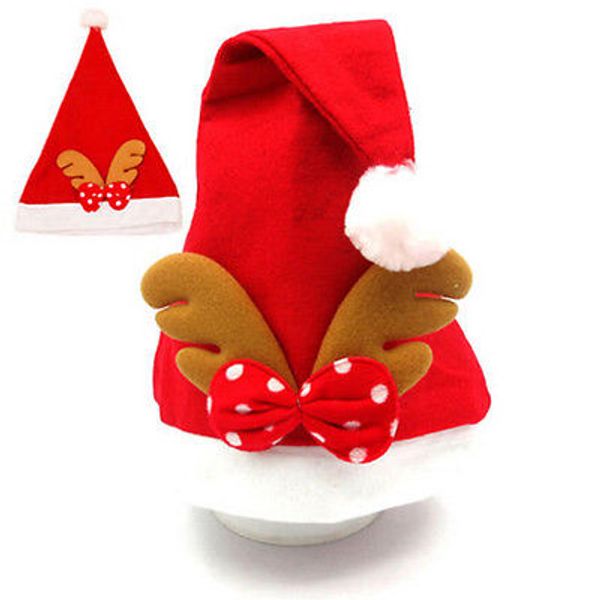 

new christmas party santa claus reindeer warm hat adults children 's clothing hat, Blue;gray
