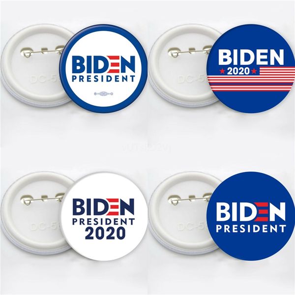 

new 8 styles joe biden brooch 2020 us presidential election biden badge tinplate election badge party favor 6066 3000 1pcs#786