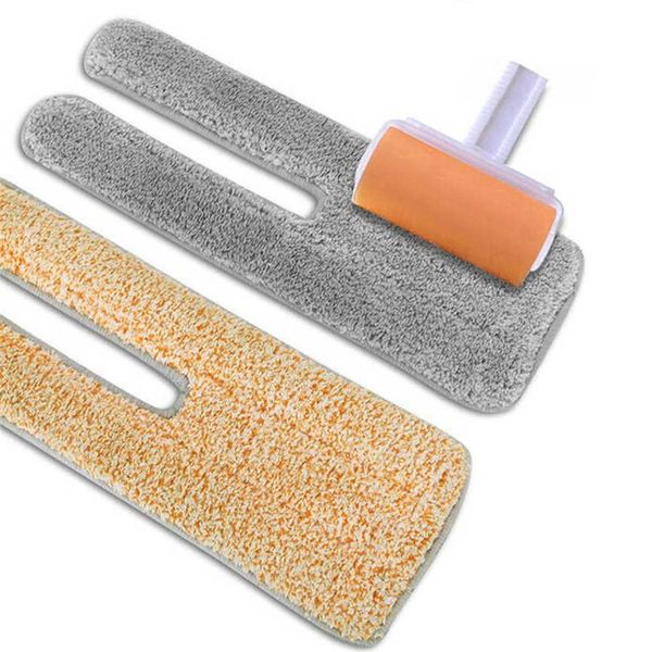 

2019 new quality double sided non hand washing mop accessories dust push mop cloth home clean tools 12*38cm dropshipping #1919