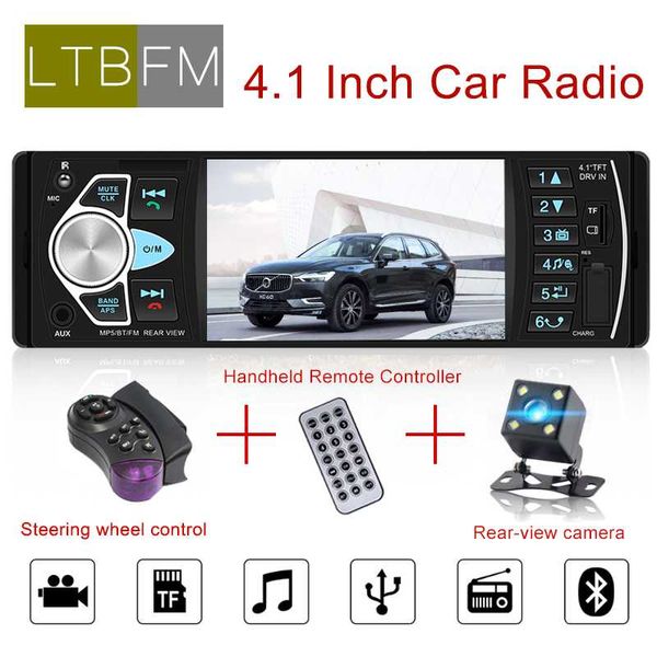 

ltbfm car radio 1 din 4" touch 4022d autoradio car stereo bluetooth multimedia mp5 player auto radio audio video usb tf