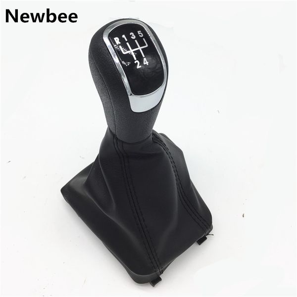 

newbee 5/6 speed manual car gear shift knob gaiter boot cover for octavia ii (09-12) / superb ii (08-12) / (09-12