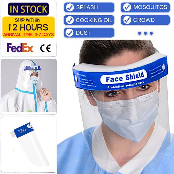 

In stock ! CE certification, protective mask, anti-fog mask, full face isolation, transparent sun visor to prevent splashing water droplets