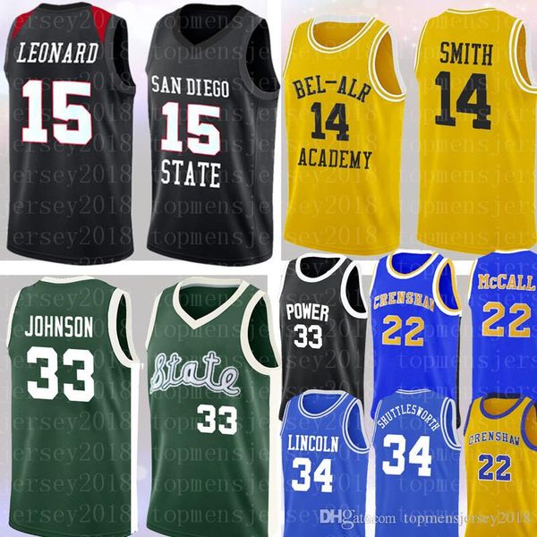 

0 kawhi 15 leonard san diego state aztecs college jersey 32 earvin johnson 14 will smith mccall 22 movie jesus 34 shuttlesworth, Black