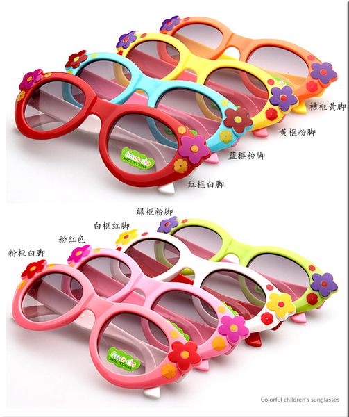 

2019 girls flower sunglasses for girls children decoration kids girls sunglasses kids plastic frame sunglasses ing