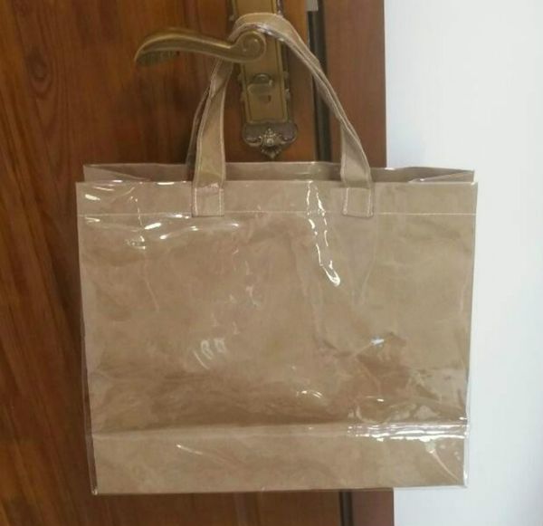 

прозрачные сумки из пвх для женщин большой емкости karft бумага хозяйственная сумка роскошные сумки женские сумки конструктора сумки мешком