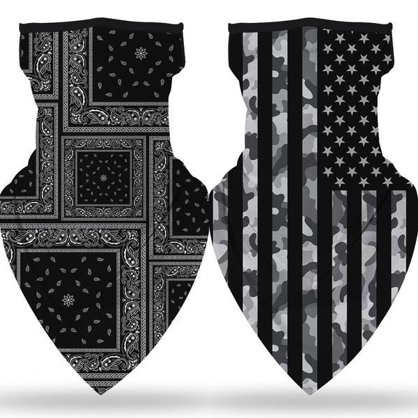 

n9kn5 fitness bandanas multifunctional outdoor cycling scarf magic turban cycling hair band riding mask cap face men women sunscreen for mas, Black