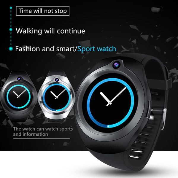 

s216 gsm 512m+8g/1g+16g quad core android 5.1 smart watch with 5.0 mp camera use wifi 2019 saat montre watches men relogio clock, Slivery;brown