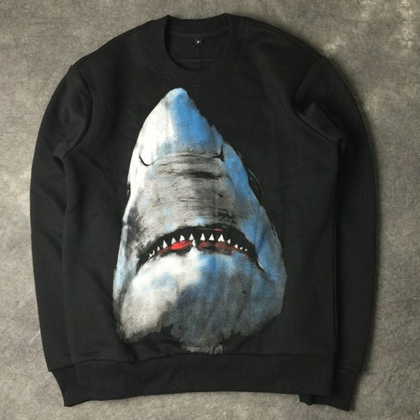 

толстовка толстовка моды акула высокого качества печати мужчины женщина толстовка мужская толстовка с длинным рукавом b500605, Black