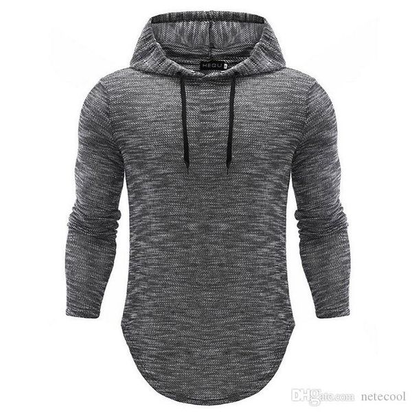 

plus size men tshirt hoodies autumn spring thin pullover long sleeve casual shirt hip hop slim fitness sweatshirts, White;black