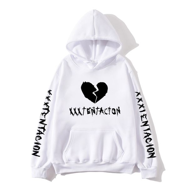 

последняя мода xxxtentacion толстовка толстовки rip xxxtentacion хип-хоп рэппер балахон jahseh дуэйн onfroy месть мужской одежды, Black