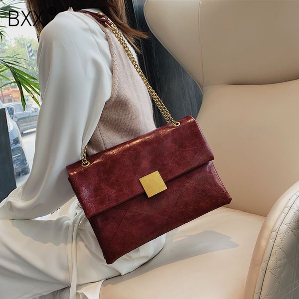 

bxx] good quality pu leather envelope crossbody bags for women 2019 chain brand designer shoulder messenger bag handbags hi991