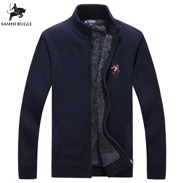 

winter sweater men 2019 winter new arrival 3d embroidery zip cardigan men's sweater fashion stand collar sweaters for men, White;black