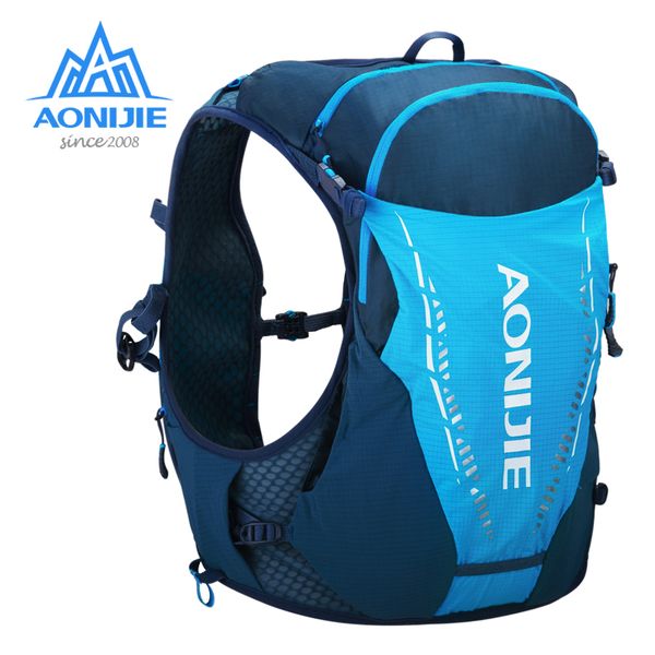 

aonijie 10l ultralight backpack hydration pack running vest portable waterproof bags for outdoor camping hiking jogging c9103