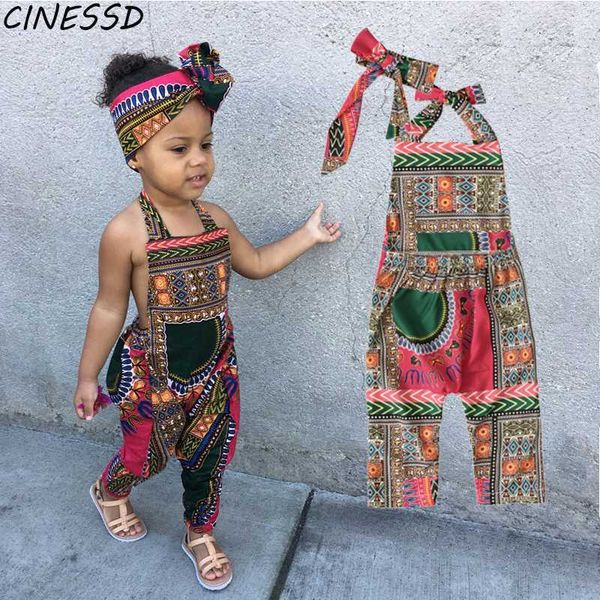 

baby girls vintage romper toddler baby summer sleeveless party costume rompers for kids casual floral backless clothes 0-24m, Blue