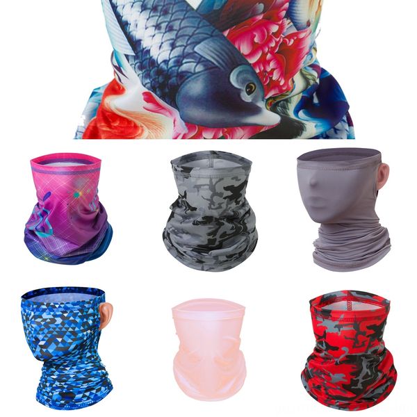 

7pund women scarf face dust dust-proof chiffon handkerchief outdoor windproof half face silk sunshade masks scarf mask mask party masks, Black