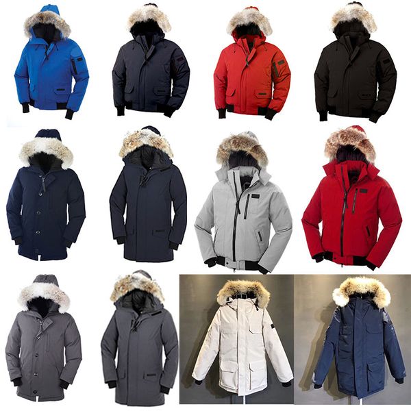 

dhl 2018 man new arrival sale men's guse chateau black navy gray down jacket winter coat parka sale with outlet s-xxl