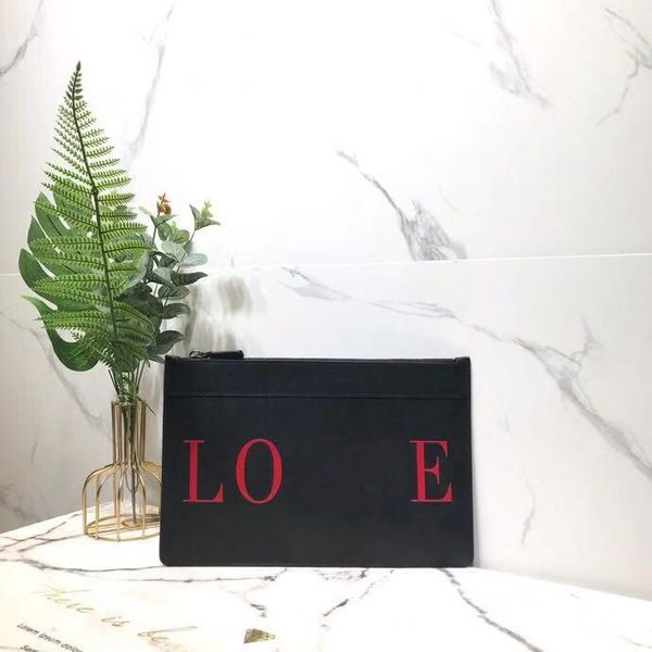 

women's new leather handbags 2019 designer ladies clutch bag fashion trend street style zipper closed opening letter print decoration