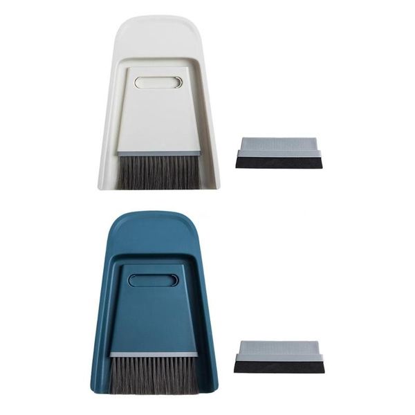 

new mini desksweep small broom dust pan set soft hair fur household cleaning tools broom dustpan suit