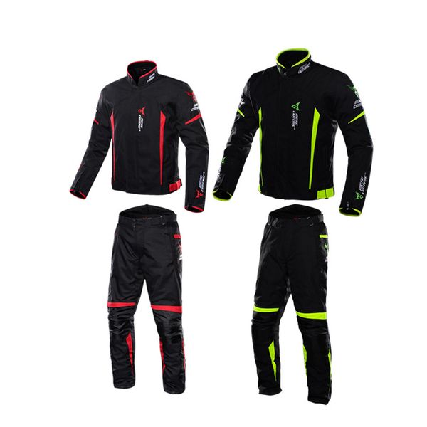

motorcycle jacket protection gear 7 pcs protective pads motocross jacket pants suit waterproof jaqueta spring winter,h-1702, Black;blue
