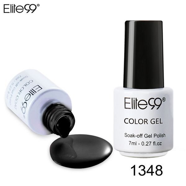 

elite99 7ml uv gel varnish nail polish for manicure gellak semi permanent hybrid nails art off prime white black gel nail art