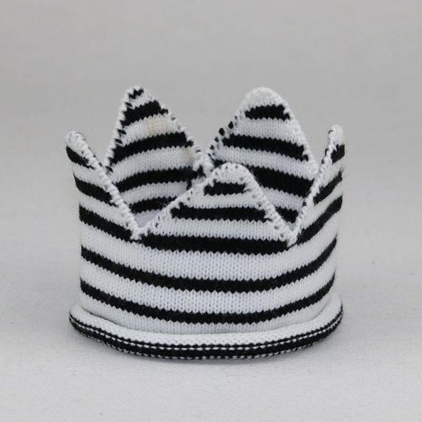 

cute baby hat boys girls creative crown shape knitting hat kids birthday candy color elastic comfortable pgraphy props, Yellow